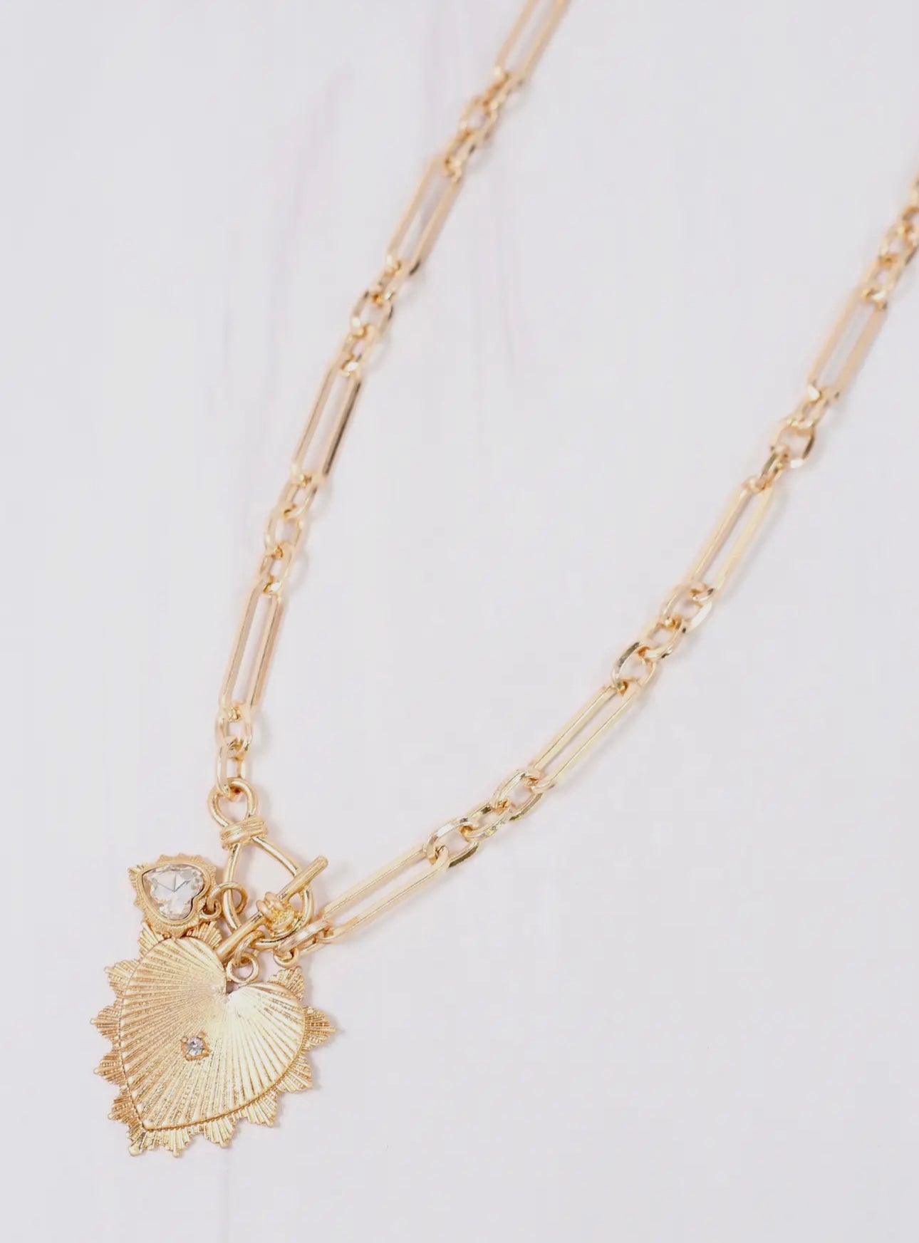 Brogan Gold Heart Necklace