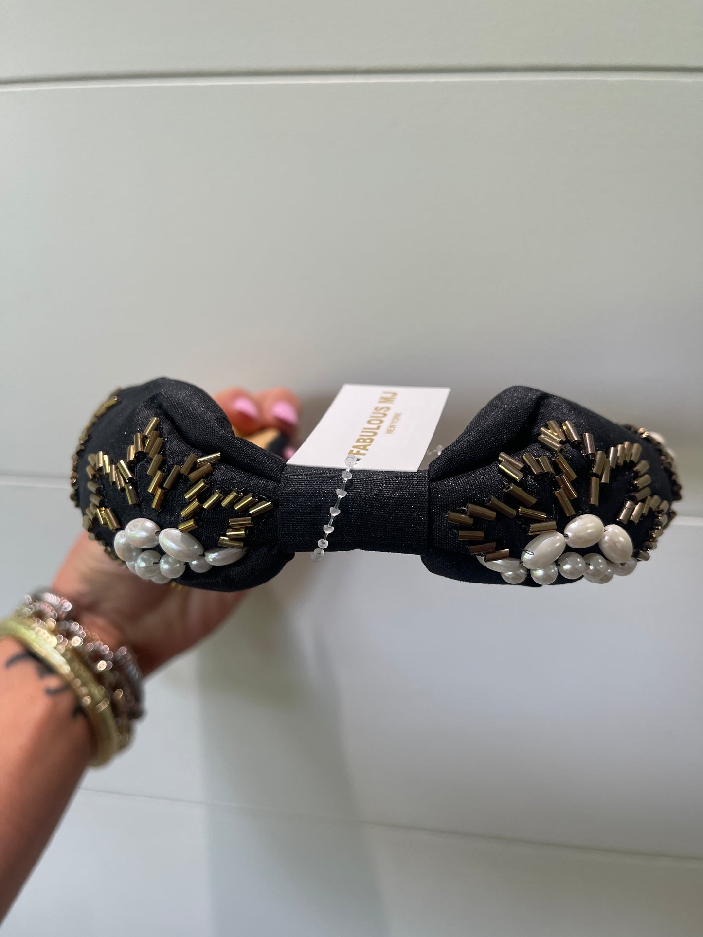 Floral Beaded Headband