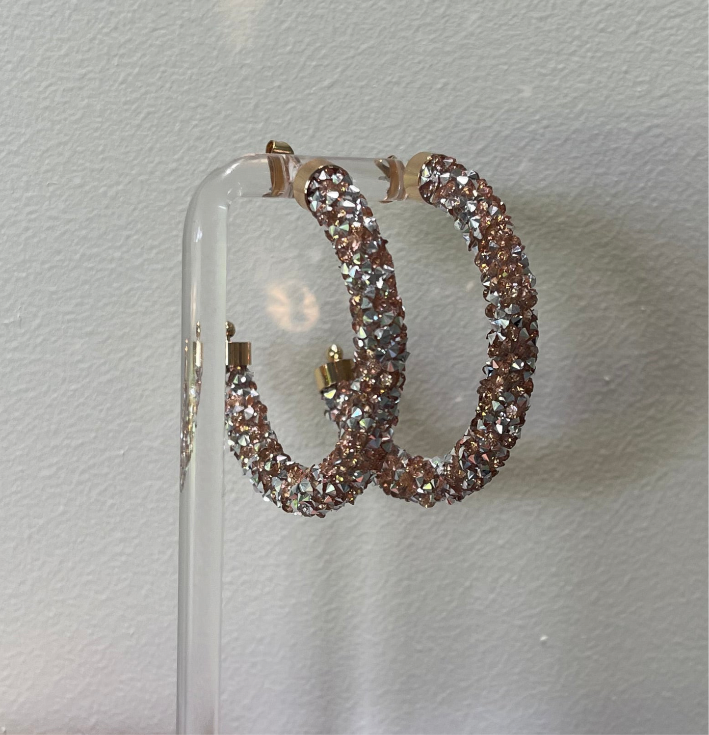 Sparkling Tube Hoops