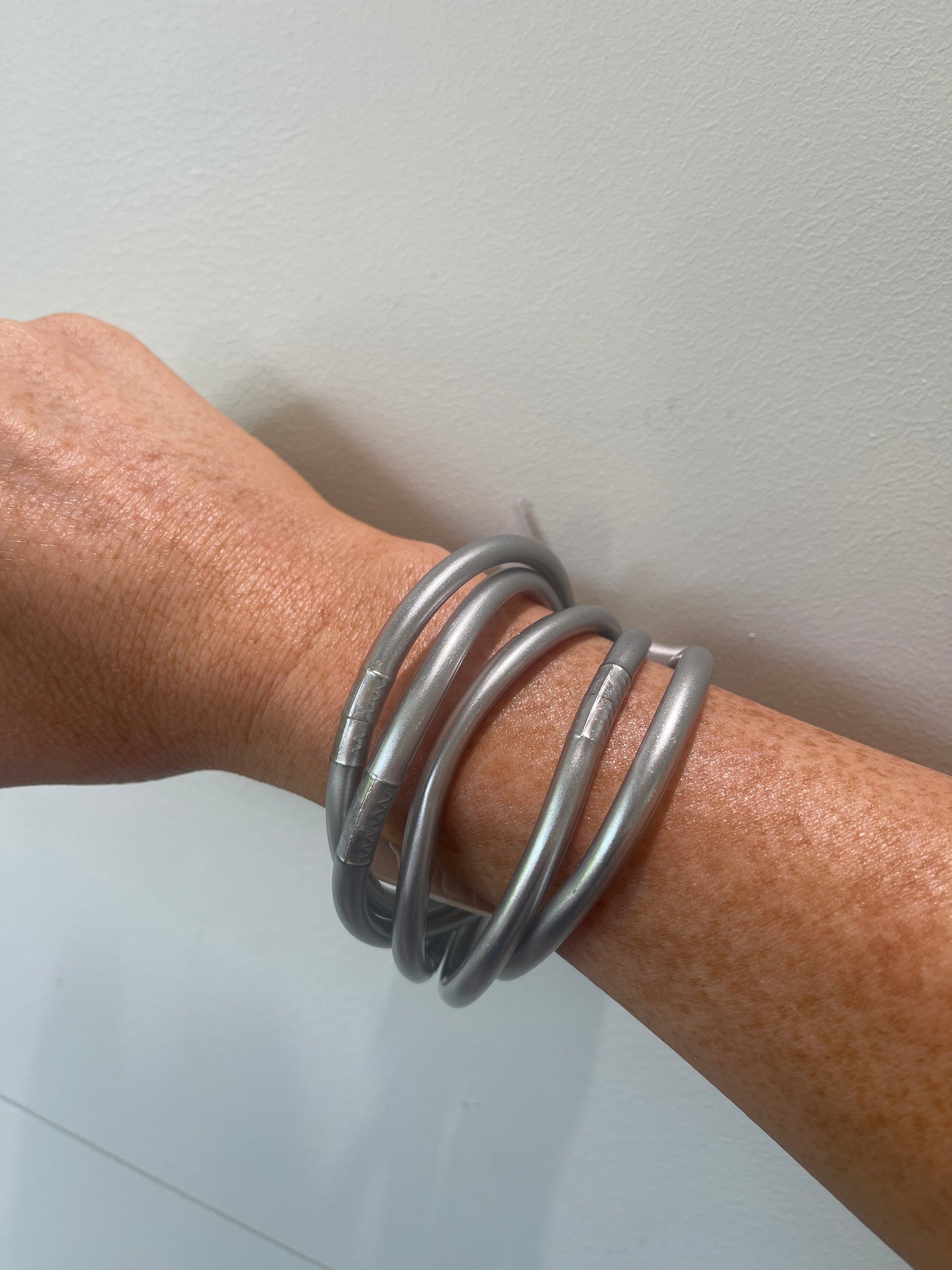 Tube Jelly Bangle Set Bracelet
