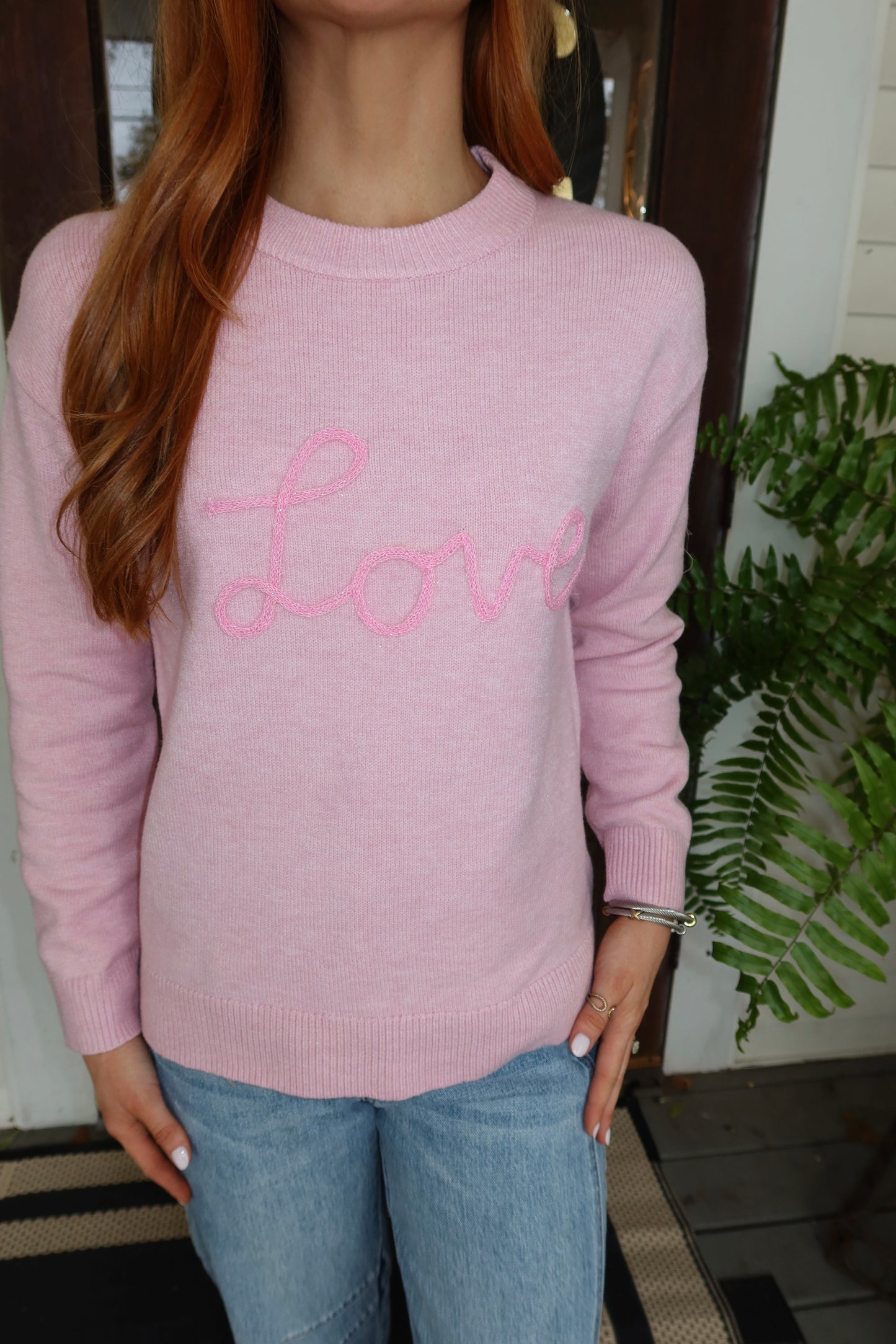 Pink Love Sweater