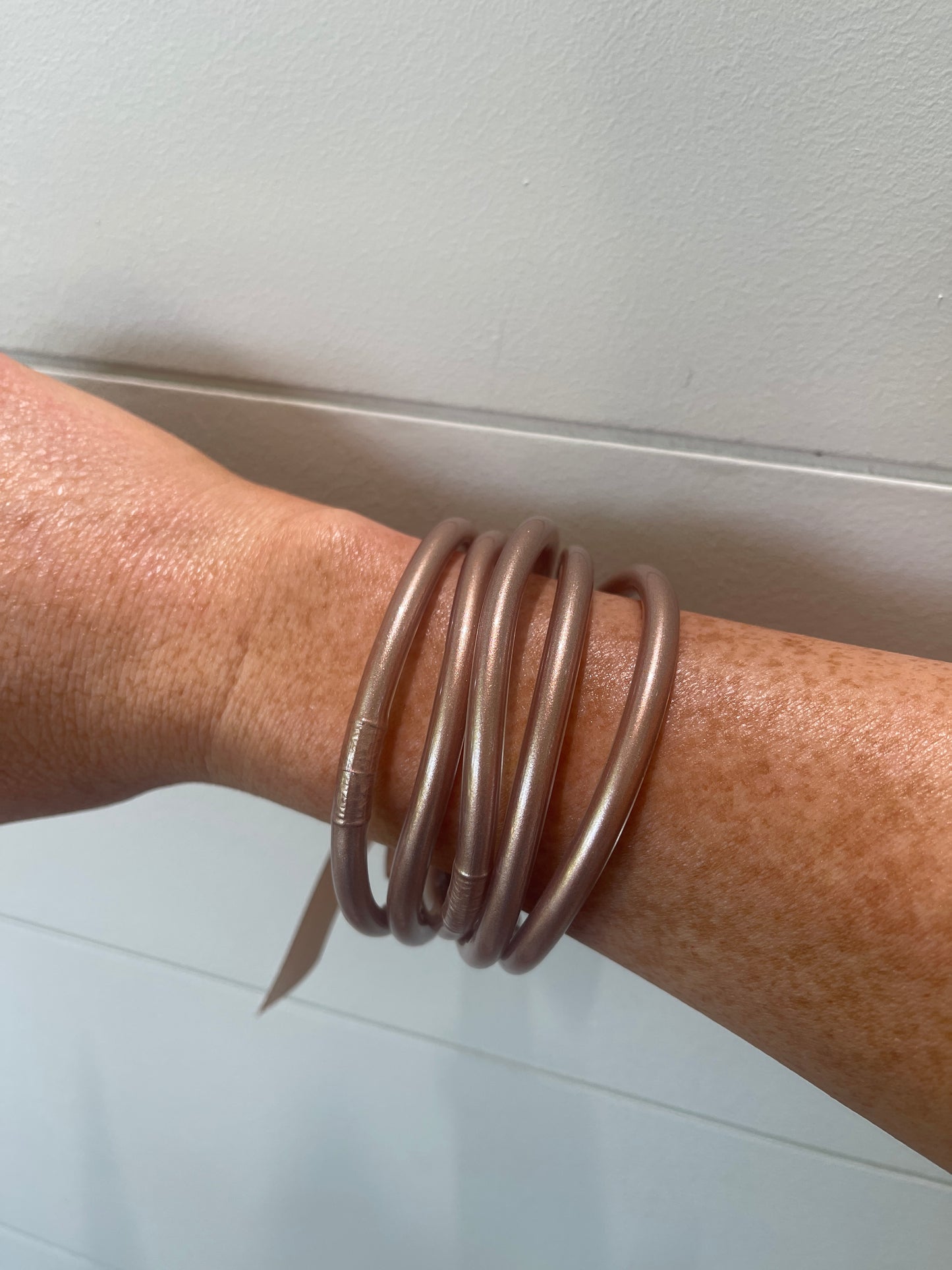 Tube Jelly Bangle Set Bracelet