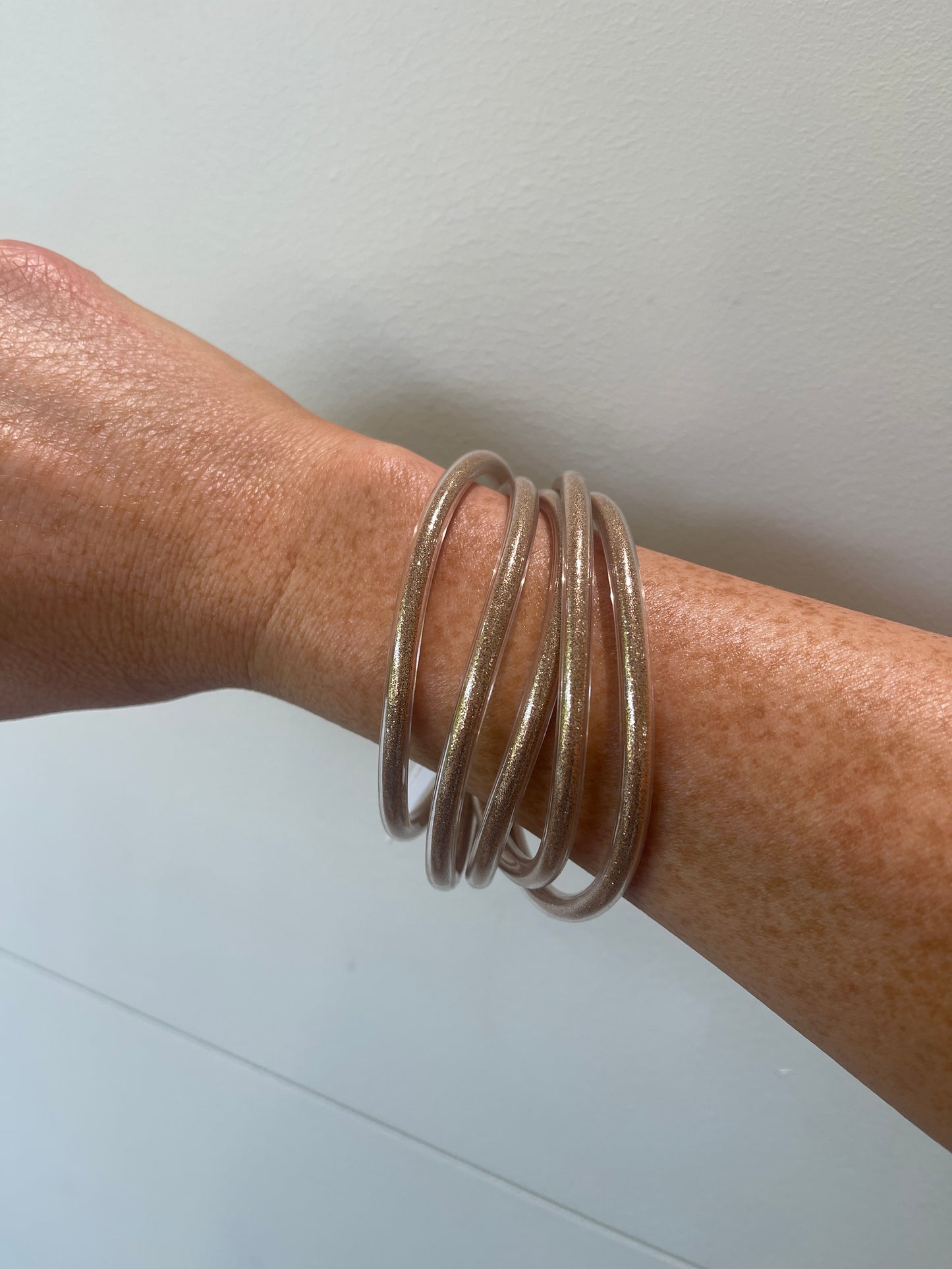 Tube Jelly Bangle Set Bracelet